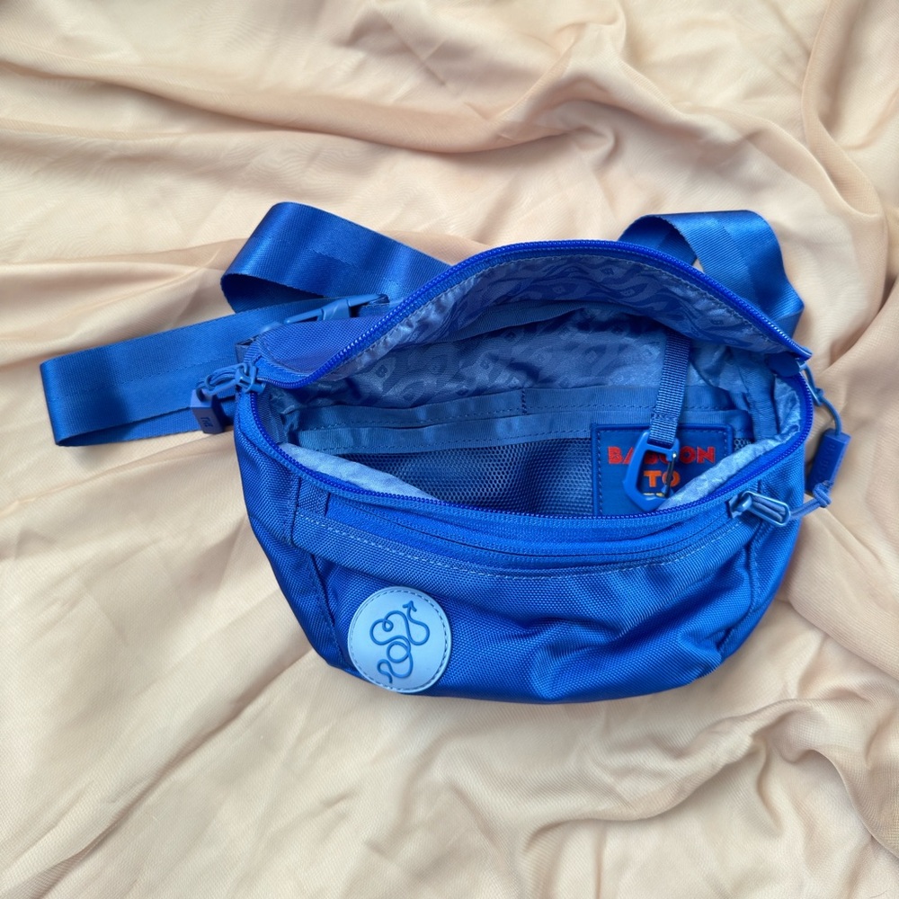 Baboon To The Moon: 3L Blue Fanny Pack / Belt Bag
